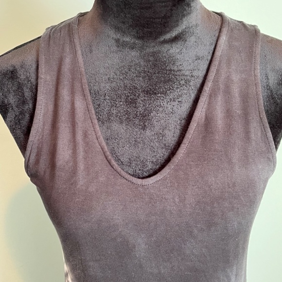 NWT Deborah Viereck Black Tie-Dye Midi Dress - Picture 3 of 10